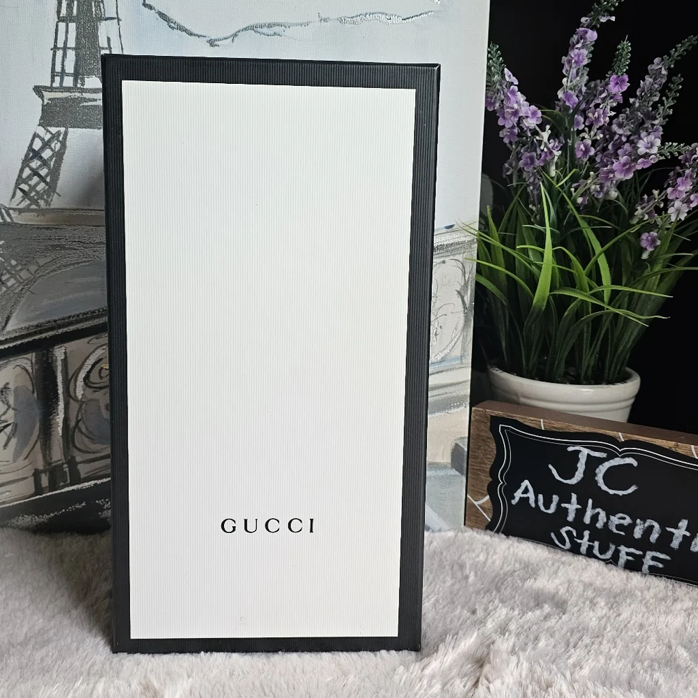 COPY - Gucci Malaga Kid Princetown Vichy Gingham Slip on/Loafer/Mule, size 37 - Picture 12 of 12